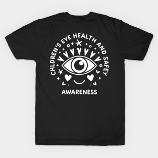 Children's Eye Health And Safety Awareness T-Shirt